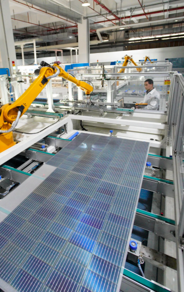 Photovoltaic module manufacturing